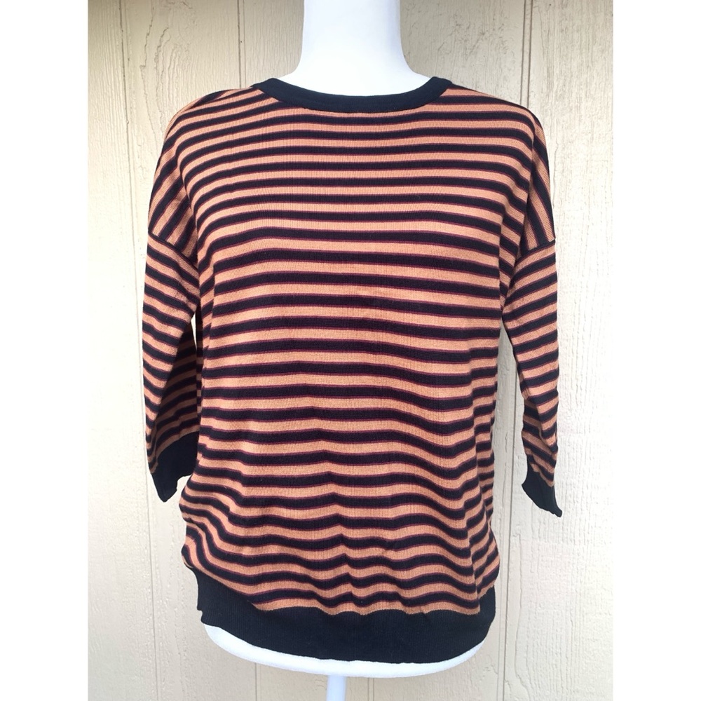 Nordstrom Premise Striped Sweater Top Medium
